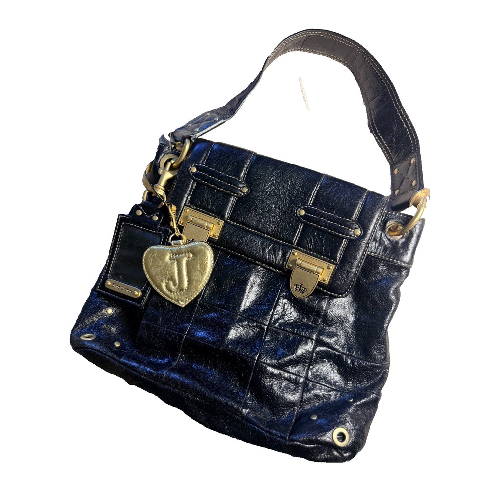 Women's Purse Juicy Couture Black Bag Y2K